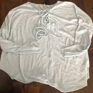 Vintage Havana - Light blue sweatshirt